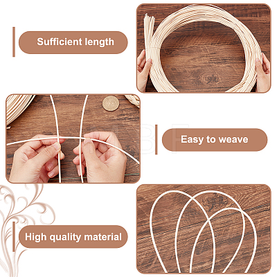 Round Natural Rattan Wicker Strips AJEW-WH0258-945A-1