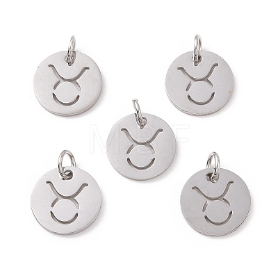 304 Stainless Steel Charms STAS-Q201-T445-2S-1