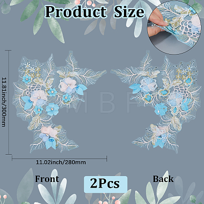 Polyester Embroidery Lace Sewing Ornaments DIY-WH2031-077A-02-1