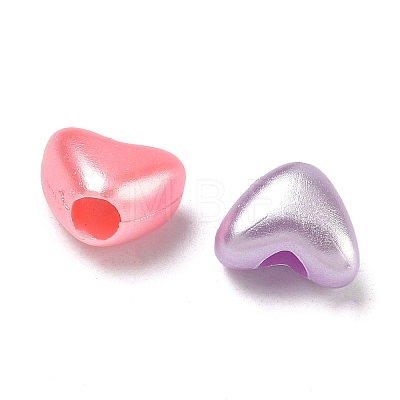 ABS Plastic Imitation Pearl European Beads KY-F024-06-1