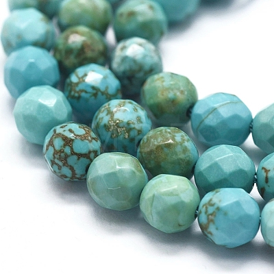 Natural Howlite Beads Strands X-G-D0012-01B-1