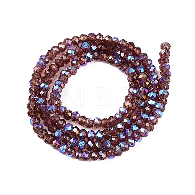 Electroplate Glass Beads Strands EGLA-A044-T1mm-L13-1