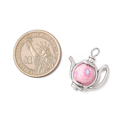 Handmade Polymer Clay Pendants PALLOY-JF04074-1