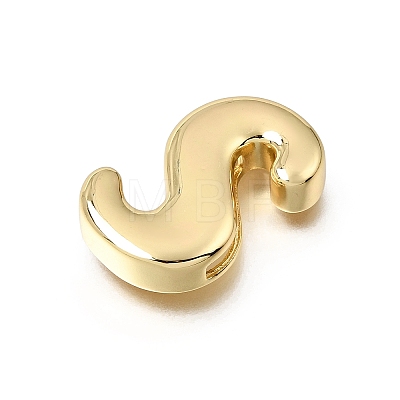 Brass Slide Charms KK-Z163-01G-S-1