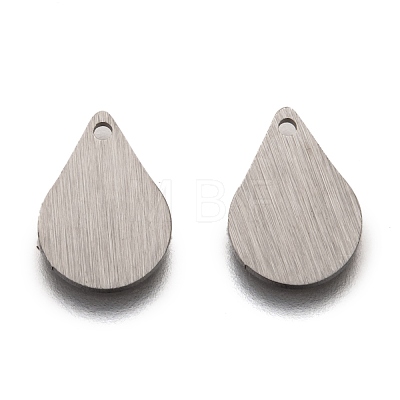 304 Stainless Steel Pendants STAS-O133-05B-P-1