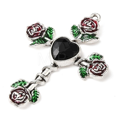 Easter Alloy with Enamel Big Pendants RB-C001-01B-1