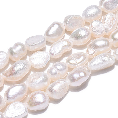 Natural Cultured Freshwater Pearl Beads Strands X1-PEAR-N014-06B-1