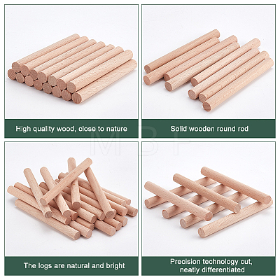 Beech Wood Craft Sticks WOOD-WH0022-27A-1