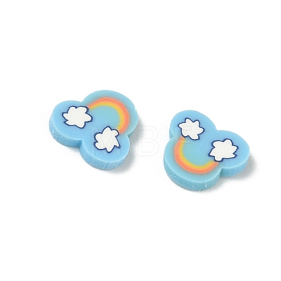 Handmade Polymer Clay Cabochons PY-CBABB49-03G-1