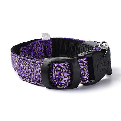 Adjustable Polyester LED Dog Collar MP-H001-A18-1