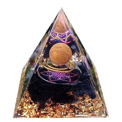 Orgonite Pyramid Resin Energy Generators PW-WG30560-01-1