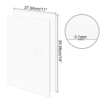 Olycraft Transparent Acrylic for Picture Frame DIY-OC0005-69-1