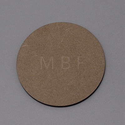Medium Density Fiberboard (MDF) Sheet Brooch Findings WOOD-WH0024-21-1