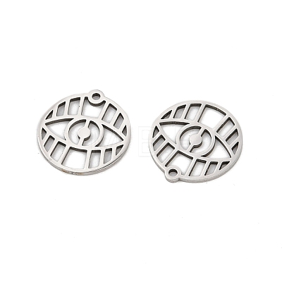 201 Stainless Steel Pendants STAS-U052-02C-P-1