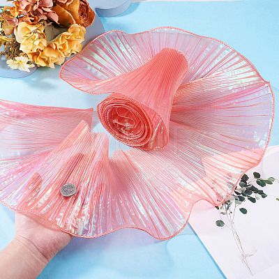 5 Yards Polyester Ruffled Ribbon OCOR-TA0004-06A-1
