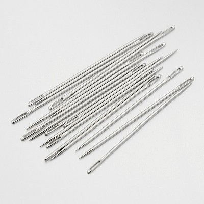 Carbon Steel Sewing Needles AJEW-L037-10-1