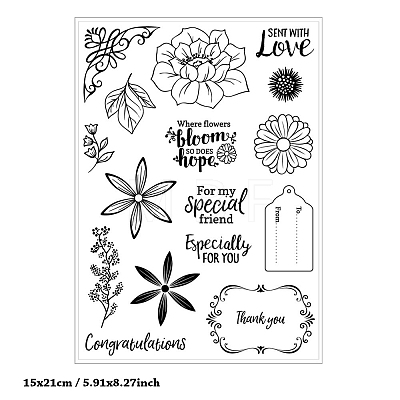 Clear Silicone Stamps PW-WG566B9-01-1