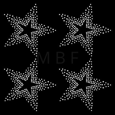 Glass Hotfix Crystal Rhinestone DIY-WH0349-327E-01-1