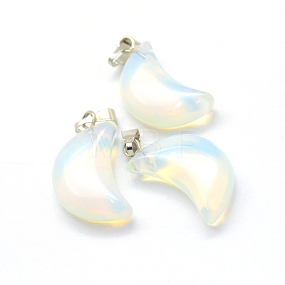 Moon Opalite Pendants G-Q369-11-1