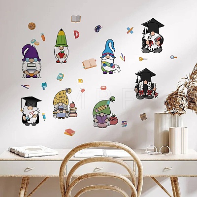 8 Sheets 8 Styles PVC Waterproof Wall Stickers DIY-WH0345-075-1