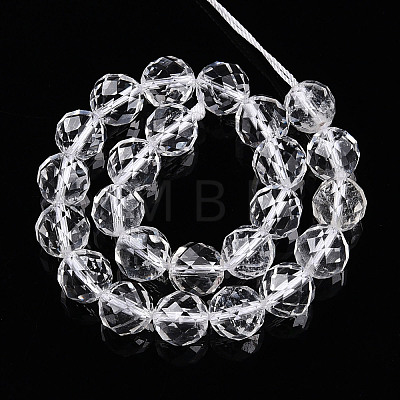 Natural Quartz Crystal Beads Strands G-S345-8mm-35-1