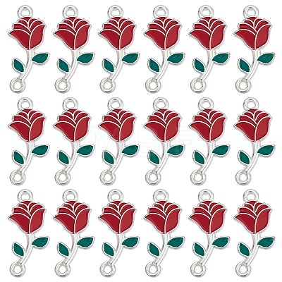 50Pcs Alloy Enamel Connector Charms FIND-SC0007-80-1