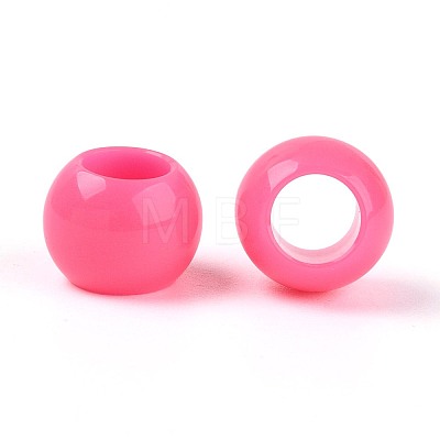 Opaque Acrylic Beads SACR-N018-05E-1