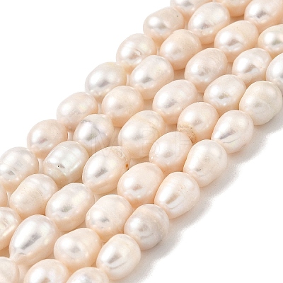 Natural Cultured Freshwater Pearl Beads Strands PEAR-I007-01F-02A-1