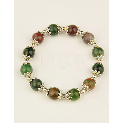 Fashion Gemstone Bracelets BJEW-JB00992-1