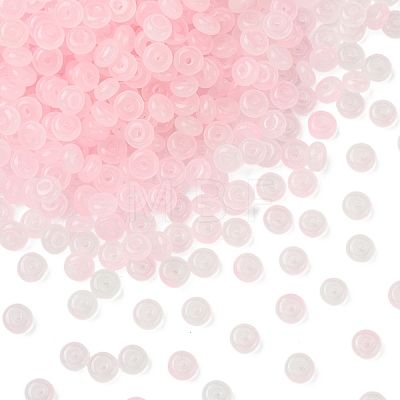 100G Baking Paint Imitation Jade Glass Beads DGLA-YW0001-54A-1