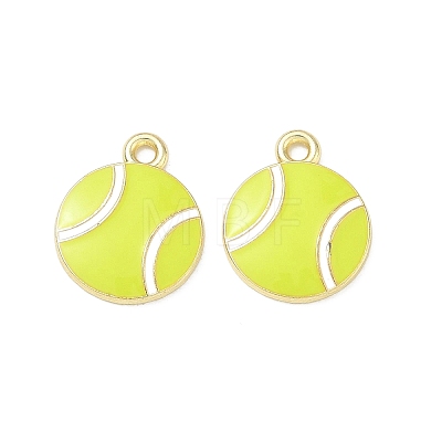 Tennis Alloy Enamel Pendants AL-CBA292F-02A-G-1