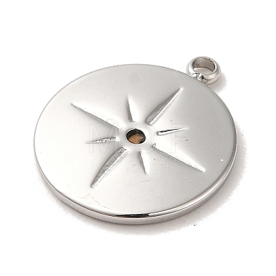 Non-Tarnish 304 Stainless Steel Pendants STAS-L022-051A-P-1