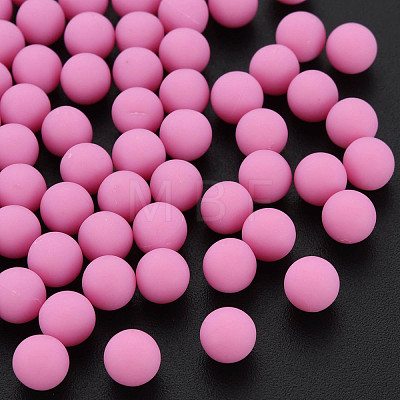 Opaque Acrylic Beads PAB702Y-B01-03-1