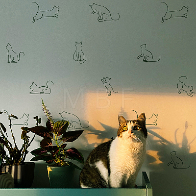 PET Hollow Out Drawing Painting Stencils DIY-WH0391-0570-1