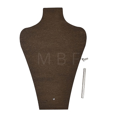 Vase Shaped MDF & Iron Pendant Necklace Jewely Display Stands NDIS-G008-01B-01-1