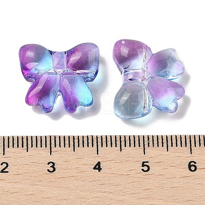 Transparent Spray Paint Glass Beads GLAA-Z011-02E-1