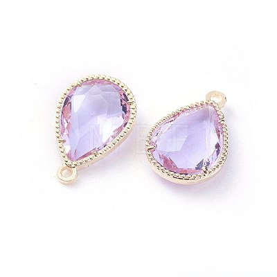 Glass Pendants GLAA-A037-G-10KC-1
