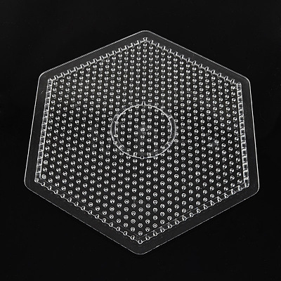 Hexagon ABC Pegboards used for 5x5mm DIY Fuse Beads X-DIY-S002-24-1