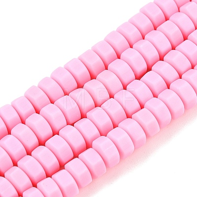 Handmade Polymer Clay Beads Strand CLAY-T021-01F-1