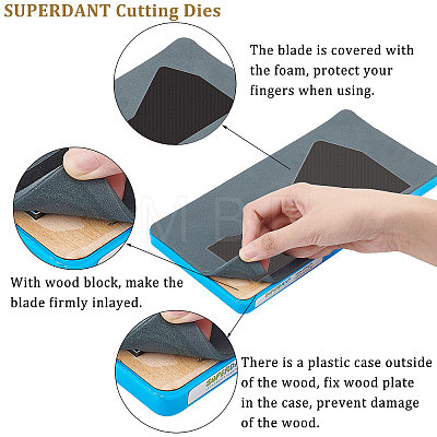 1Pc Wood Cutting Dies DIY-SD0001-75E-1