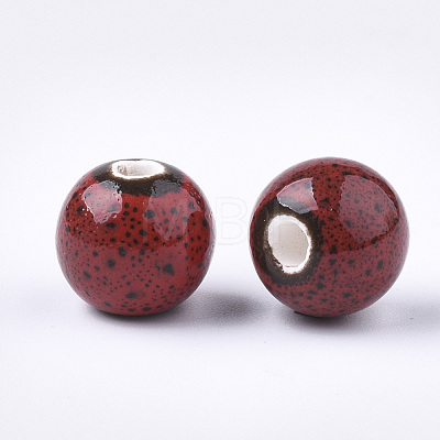 Handmade Porcelain Beads PORC-Q262-01I-1