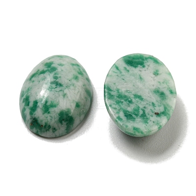 Natural Green Spot Jasper Cabochons G-C115-01A-12-1