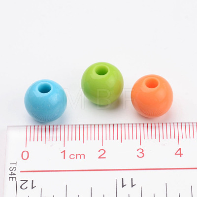 Mixed Color Acrylic Jewelry Beads PAB702Y-1