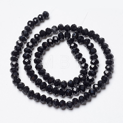 Opaque Solid Color Imitation Jade Glass Beads Strands EGLA-A044-P1mm-D18-1