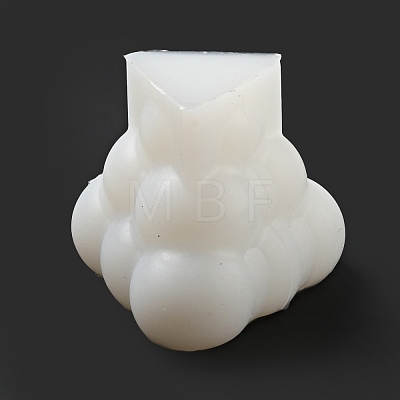 DIY Pyramid Bubble Candle Food Grade Silicone Molds DIY-G063-01-1