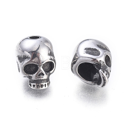 Halloween 304 Stainless Steel Beads STAS-F243-25AS-1