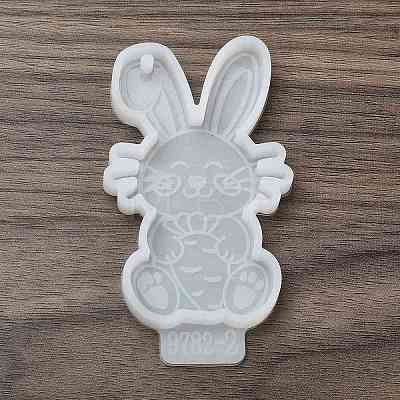 Easter Rabbit Silicone Keychain Pendant Molds SIL-Z018-06B-1