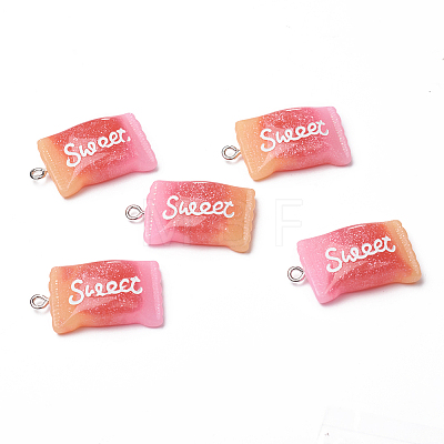 Resin Pendants RESI-TAC0002-19E-1