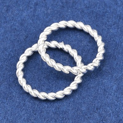 Brass Soldered Closed Jump Rings KK-K253-15D-03S-1