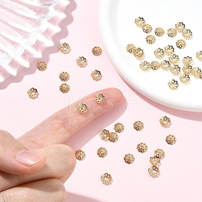SHEGRACE Brass Beads Caps XGRPCU187-280G-1